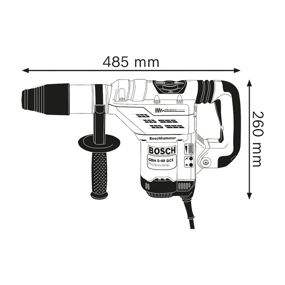 Martillo perforador 1150W VVR SDS Max 11264 Bosch