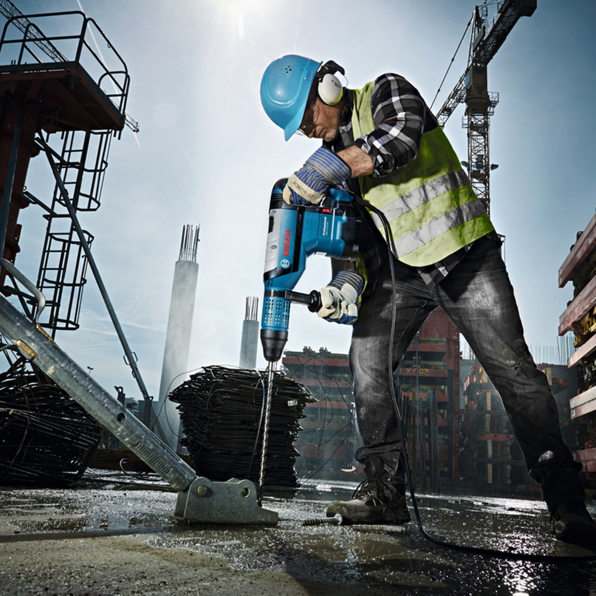 Martillo perforador con SDS max GBH 12-52 DV Professional
