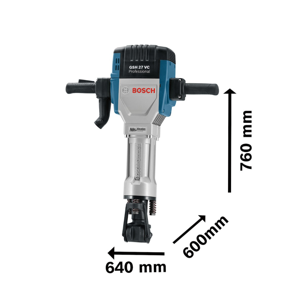 Martillo demoledor 1500W 1130A Bosch
