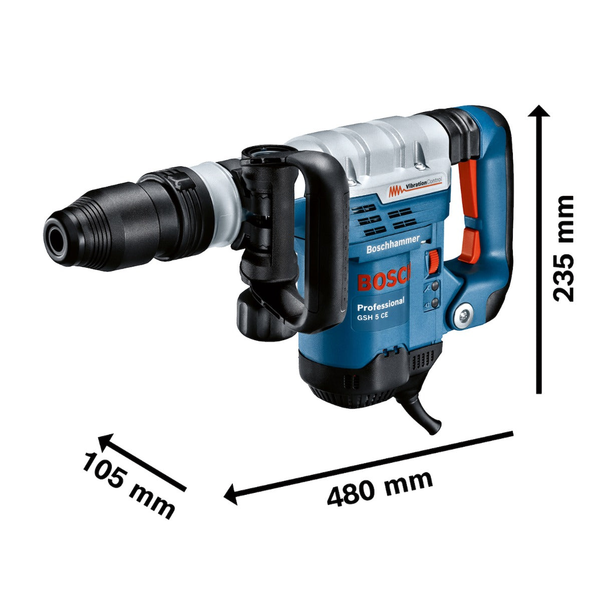 Martillo demoledor sds Max 1150W VV 11321 Bosch