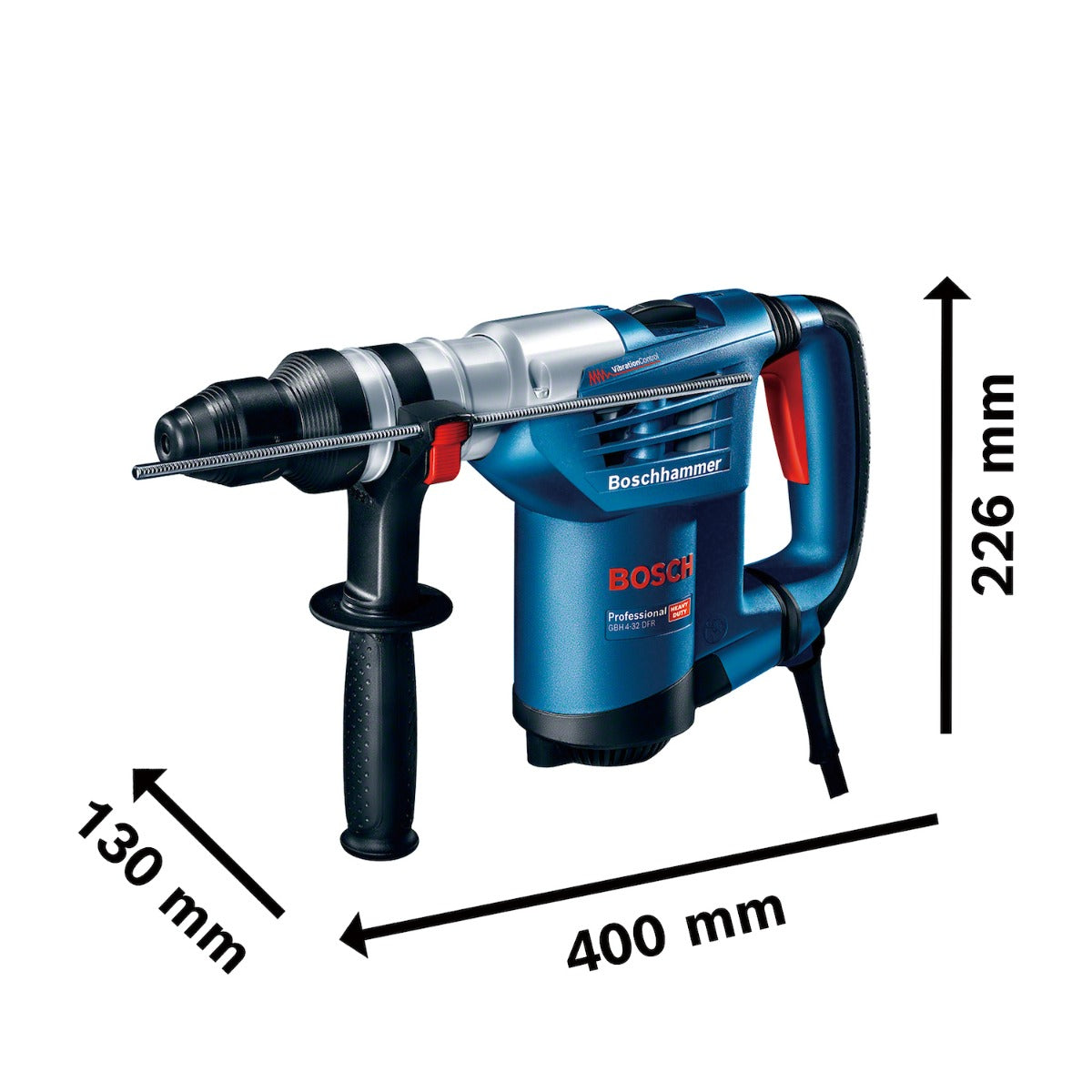 Martillo Perforador Demoledor 900W 4.2 J Heavy Duty GBH 4-32 DFR 11332.1 Bosch
