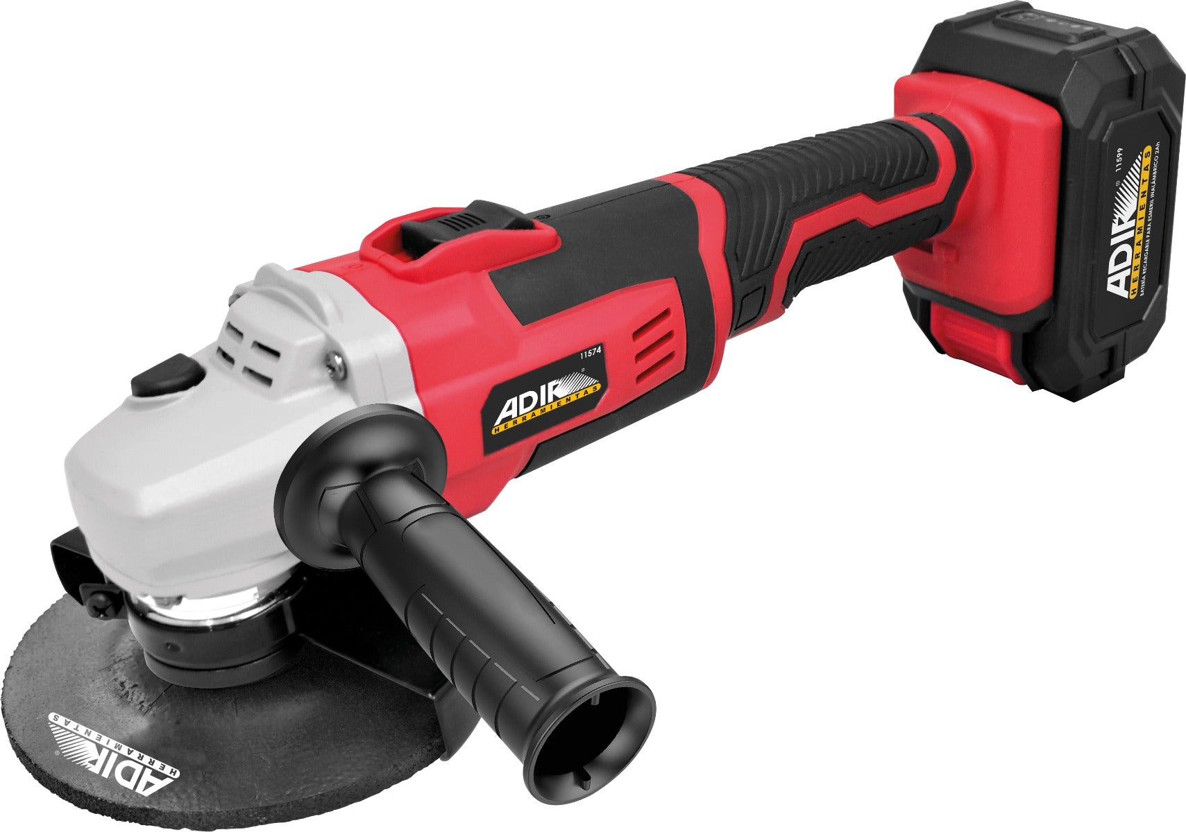 Esmeriladora Angular 4 1/2" 20V  11574 Adir