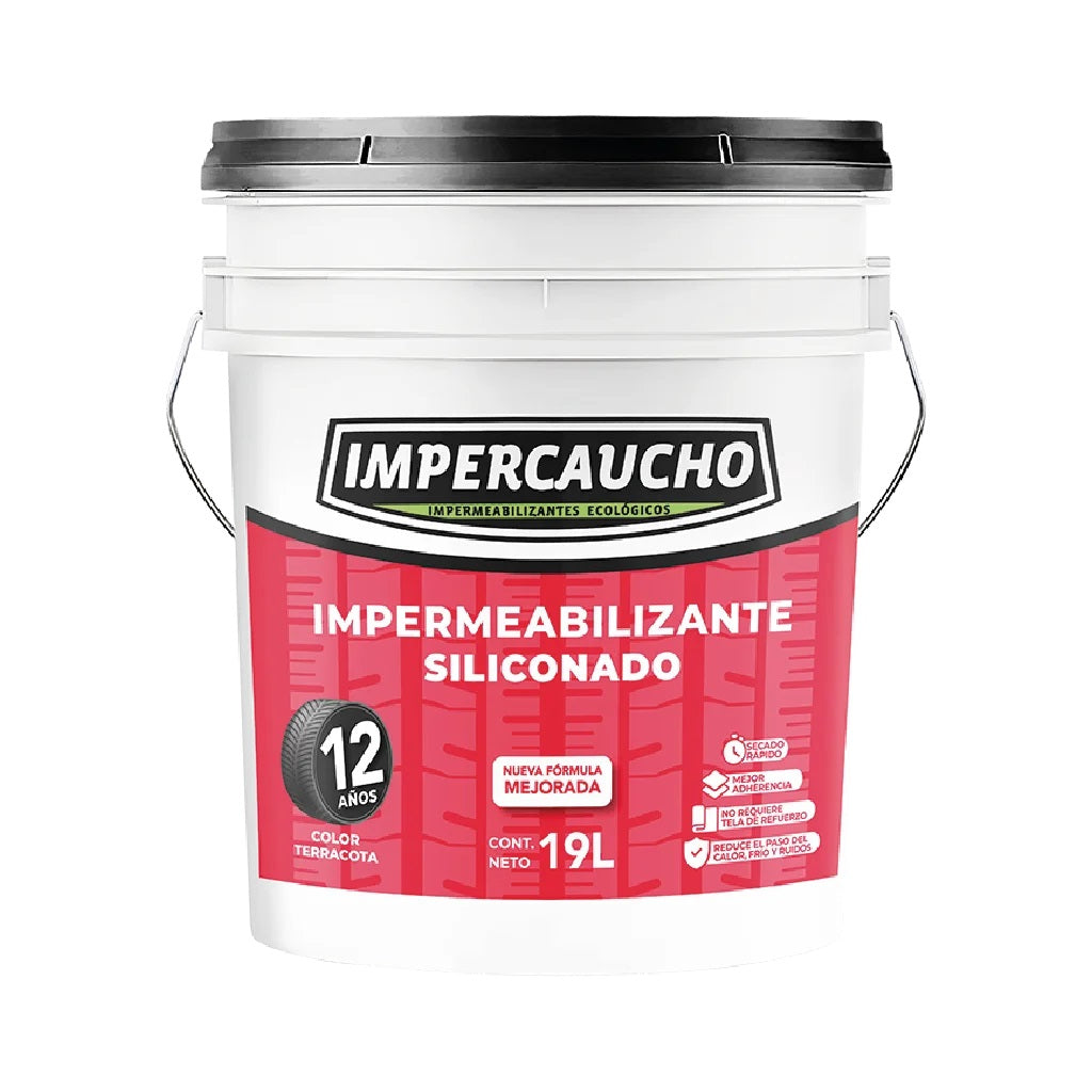 Impermeabilizante 19 Lts Terracota Impercaucho®