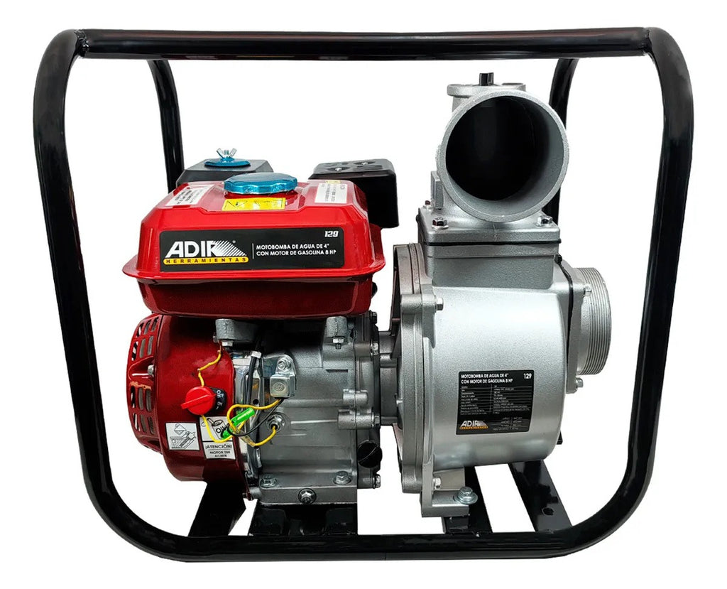 Motobomba a Gasolina 8 HP 4 X 4" 129 Adir