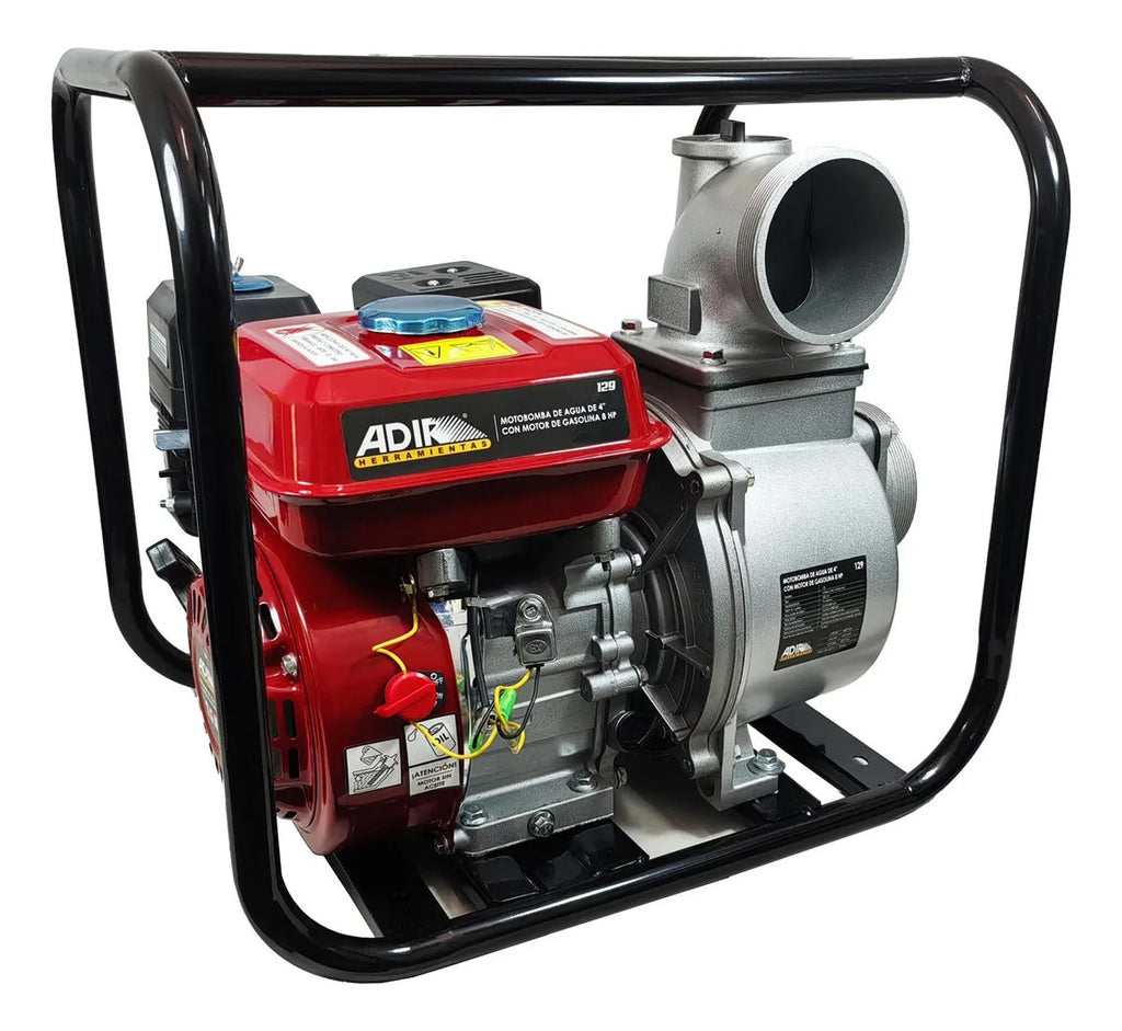 Motobomba a Gasolina 8 HP 4 X 4" 129 Adir