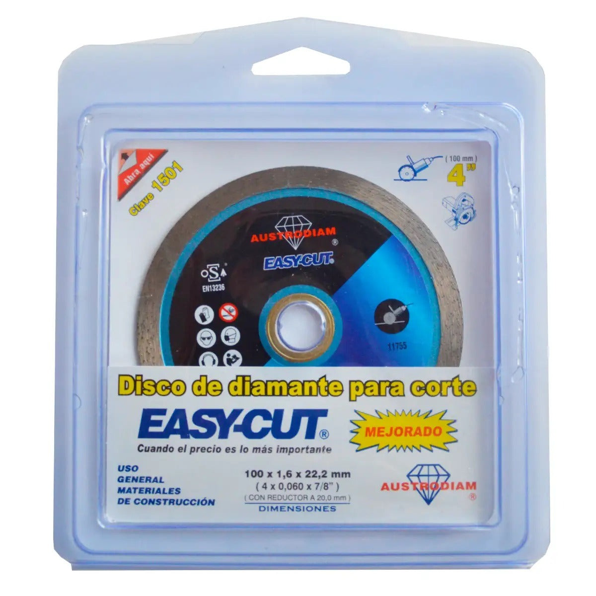 Disco de Diamante Easy-cut  4" 1501 Austromex