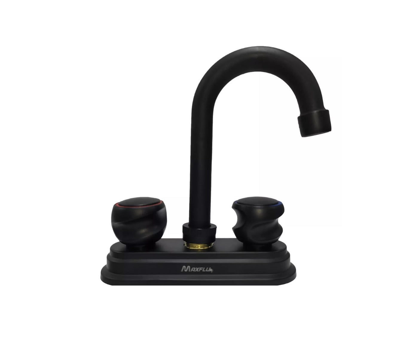 Mezcladora Para Lavabo Negro Mate 16020 Maxflu