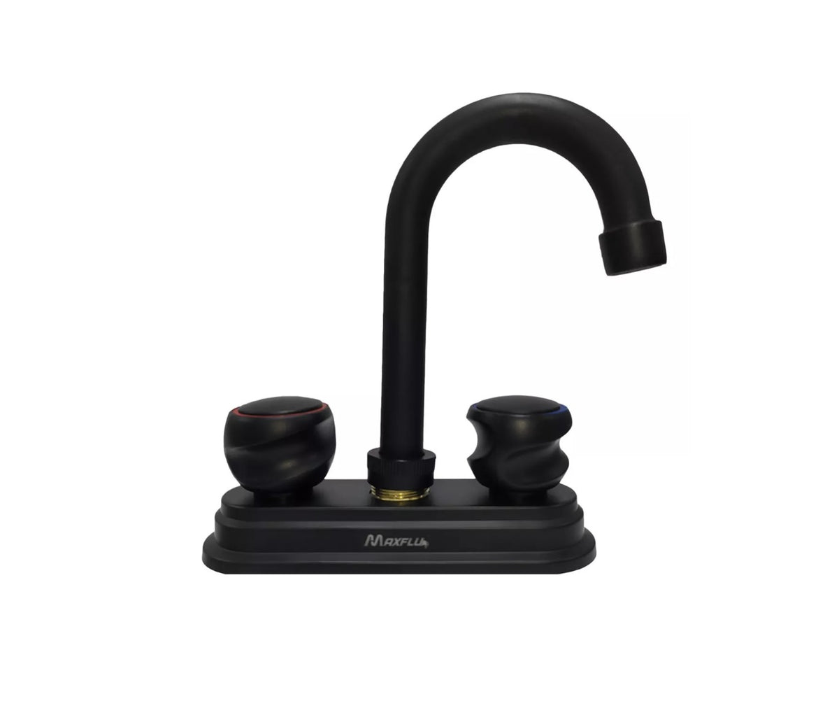 Mezcladora Para Lavabo Negro Mate 16020 Maxflu