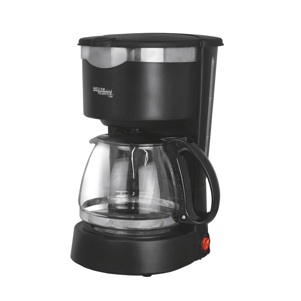 Cafetera Semiautomática 6 Tazas 17000 Silver Master