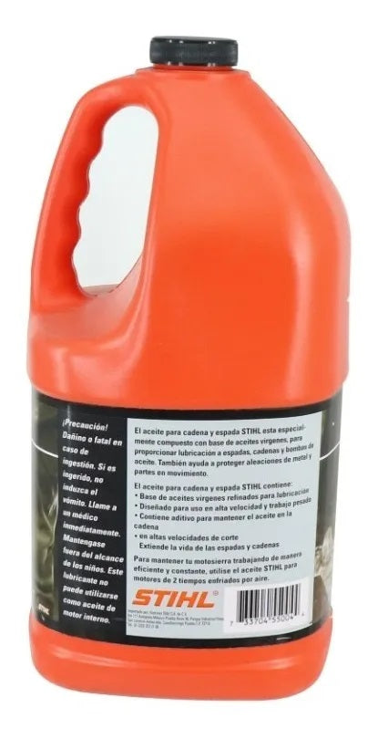 Aceite Lubricante para Barra y Cadena 1 galón (3.79L) Stihl