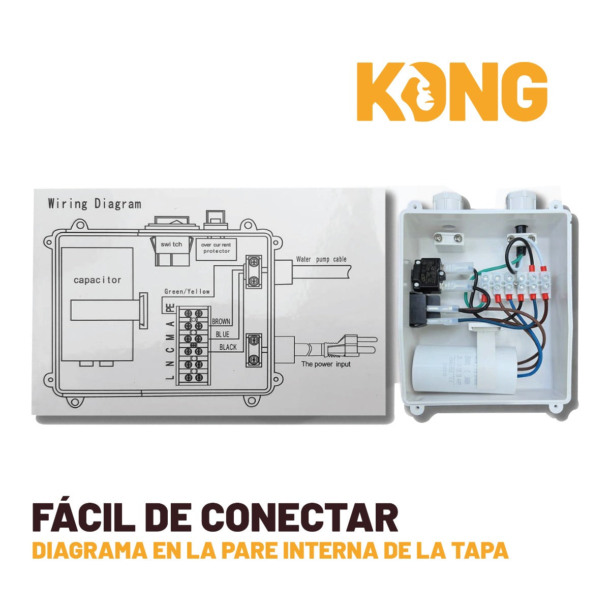 Bomba Tipo Bala 1 HP KO-BA28P Kong
