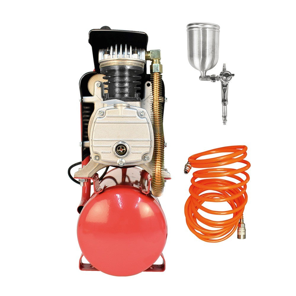Combo Compresora 2 HP 10Lts Pistola y Manguera 2001 Adir