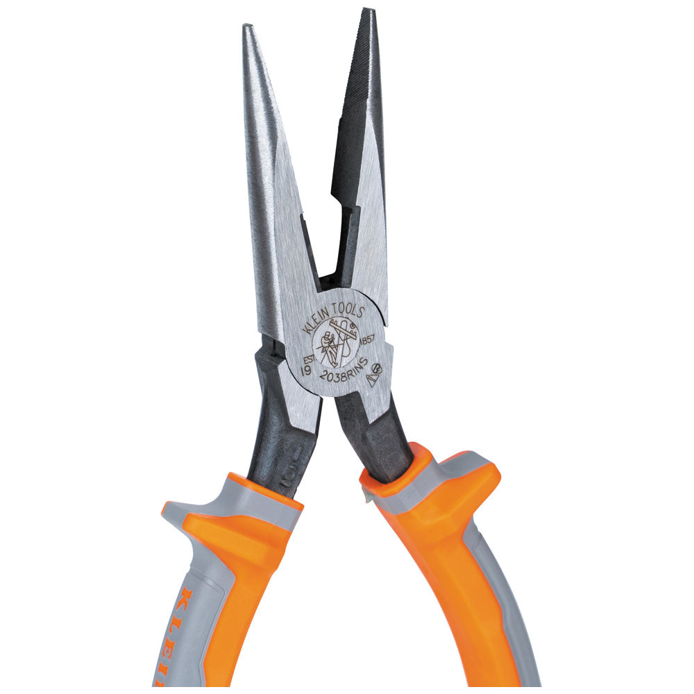 Pinza de punta larga con aislamiento 8” 2038RINS Klein Tools