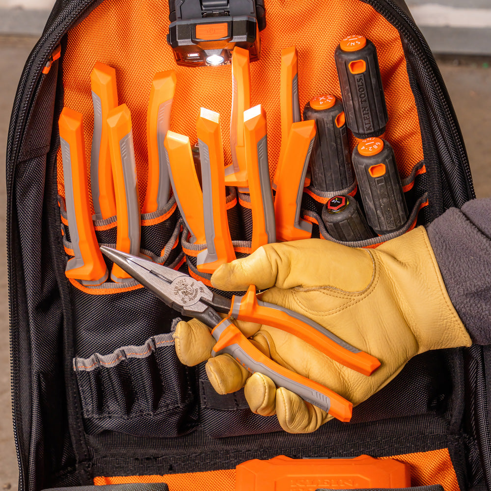 Pinza de punta larga con aislamiento 8” 2038RINS Klein Tools