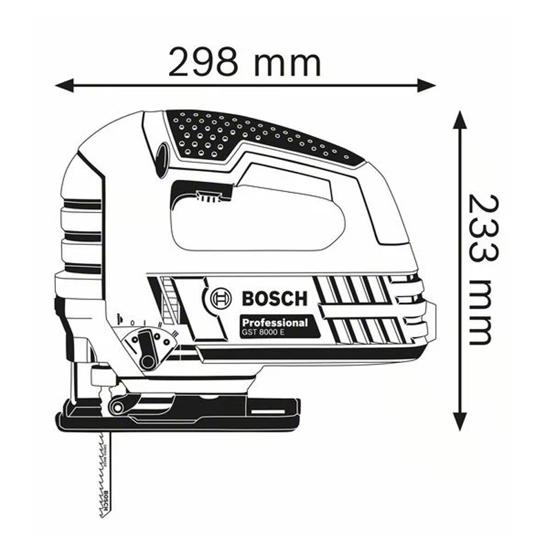 Sierra Caladora 710W VV GST 75 E 158H.0 Bosch