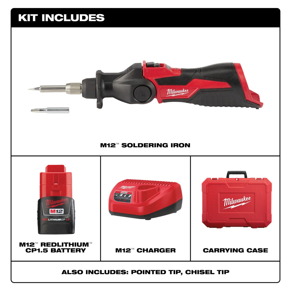 Cautín M12™ 2488-21 Milwaukee