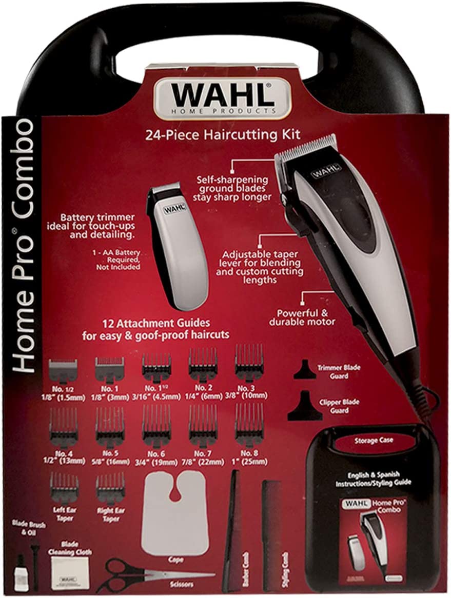 Combo Maquina Corta Pelo Home Pro 24pz 9670-300D Wahl