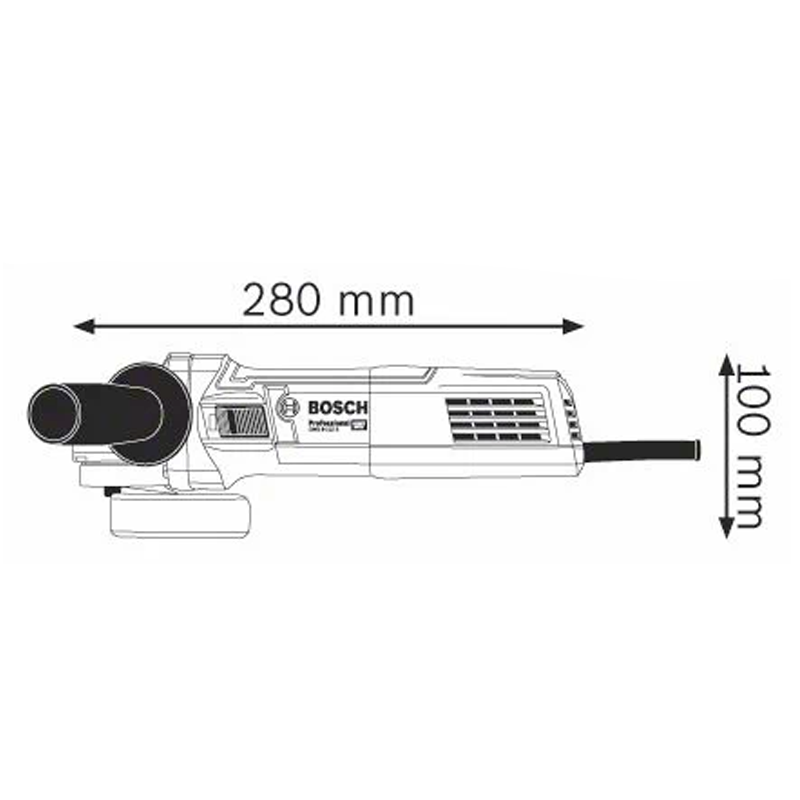 Amoladora Angular 4 ½" 900W VV 2,800 - 11,000 rpm Heavy Duty GWS 9-125 S 1396.1 Bosch