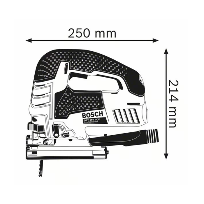 Sierra Caladora 750W VV Heavy Duty GST 150 BCE 1513.0 Bosch
