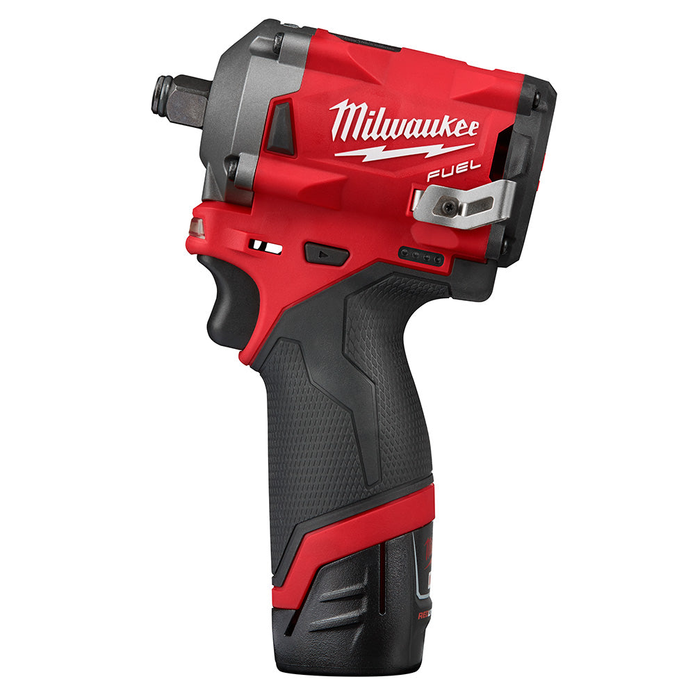 Llave de impacto M12 Fuel Stubby 1/2 Pulg 2555-22 Milwaukee