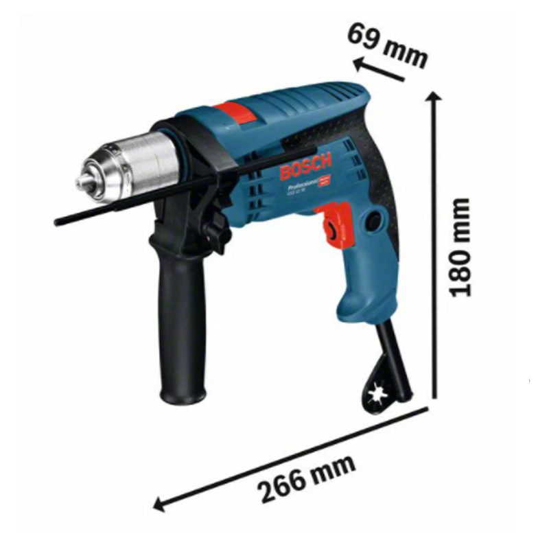 Rotomartillo 650W 0 - 3,150 rpm Heavy Duty GSB 13 RE 123D.5 Bosch