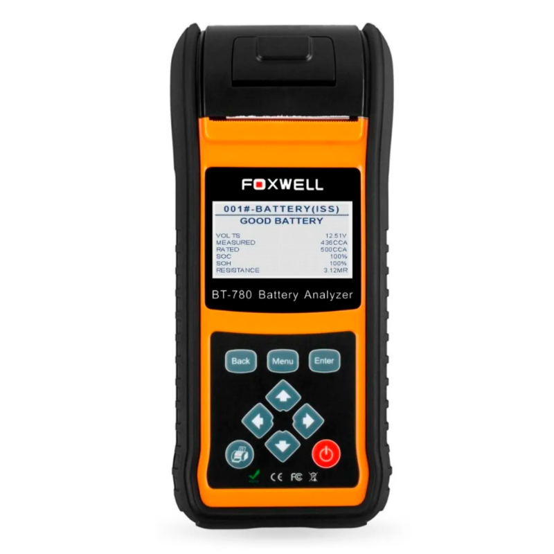 Escáner de batería Carga/arranque 12 y 24v BT780 Foxwell