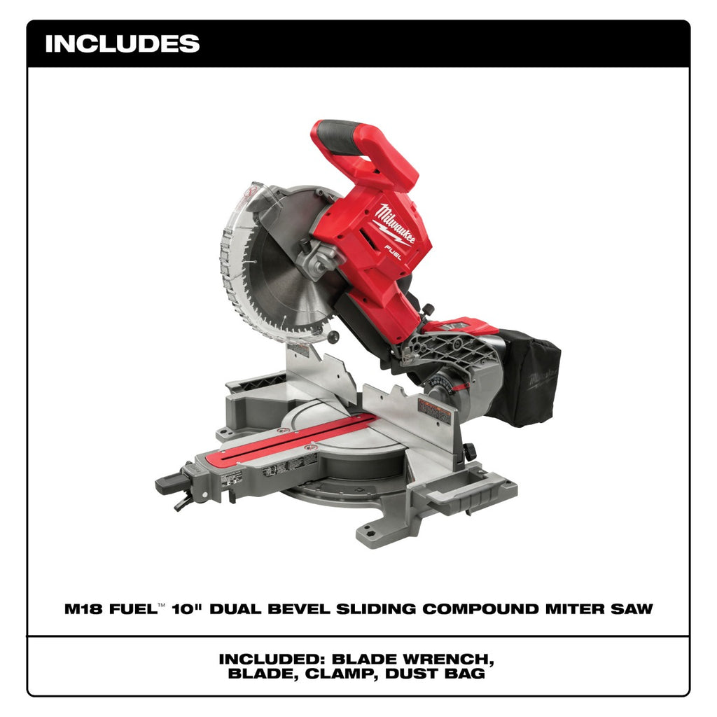 Sierra Ingleteadora Compuesta M18 FUEL™ 10" 2734-20 Milwaukee