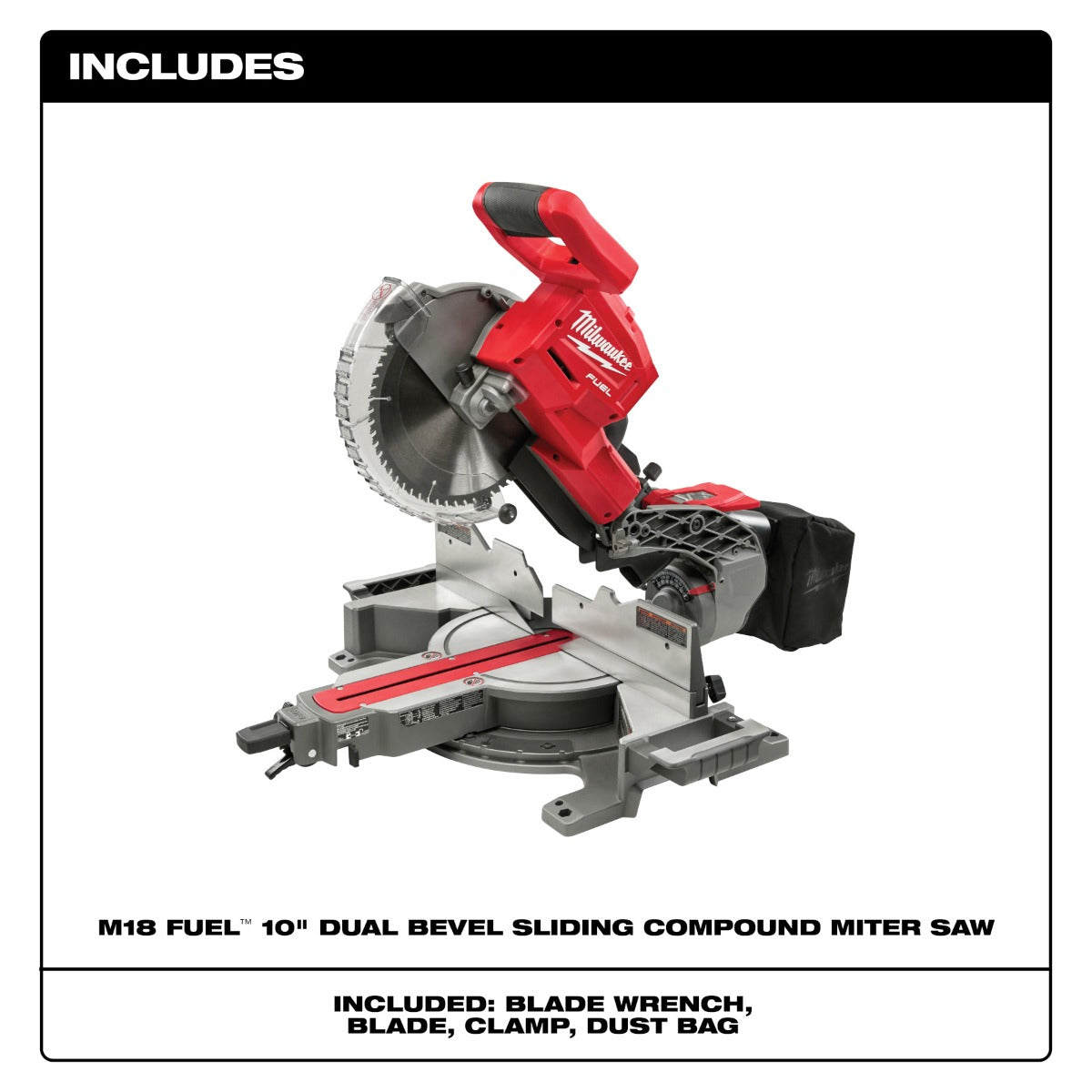 Sierra Ingleteadora Compuesta M18 FUEL™ 10" 2734-20 Milwaukee