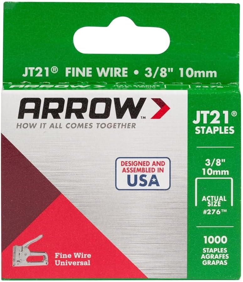 Grapas JT21 3/8” #276 100pzs Arrow
