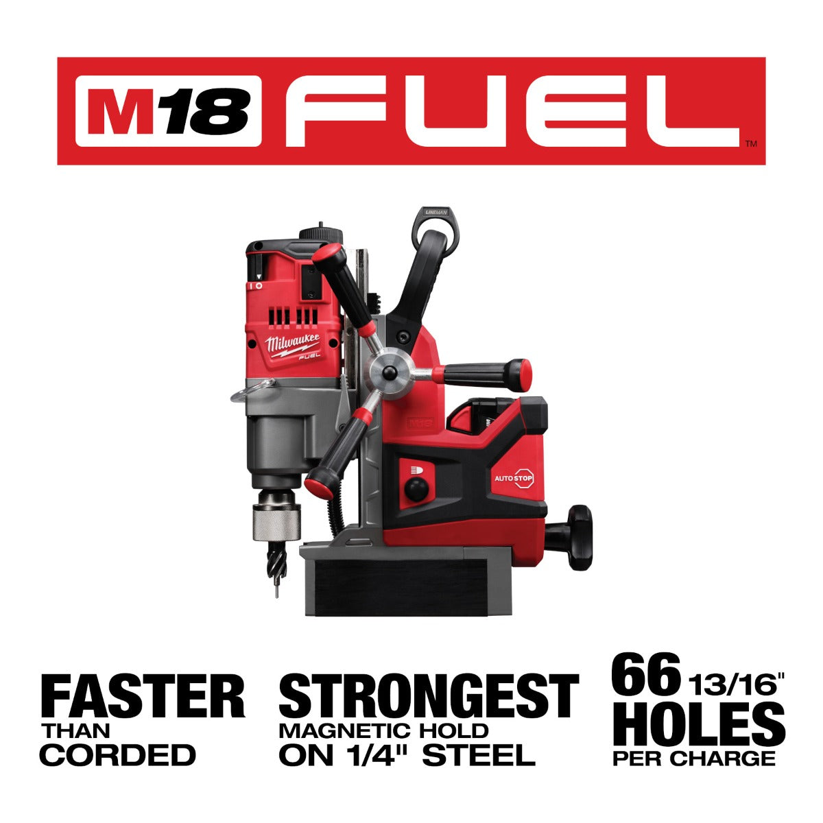 Taladro Magnético M18 FUEL™ De 1-1/2" 2788-22HD Milwaukee