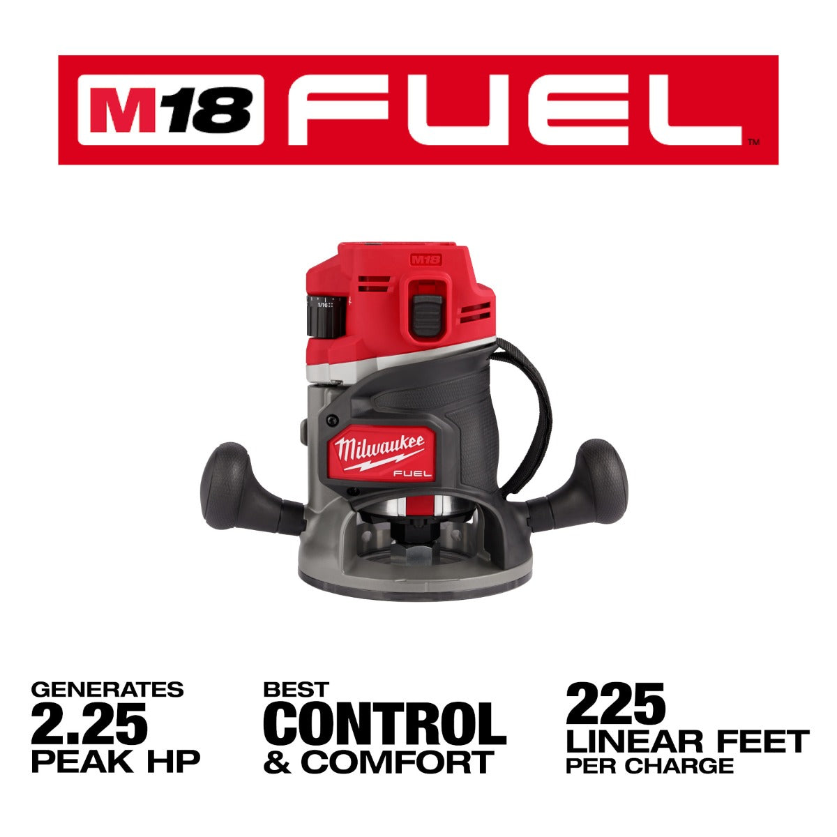 Router M18 FUEL™ 1/2" 2838-20 Milwaukee