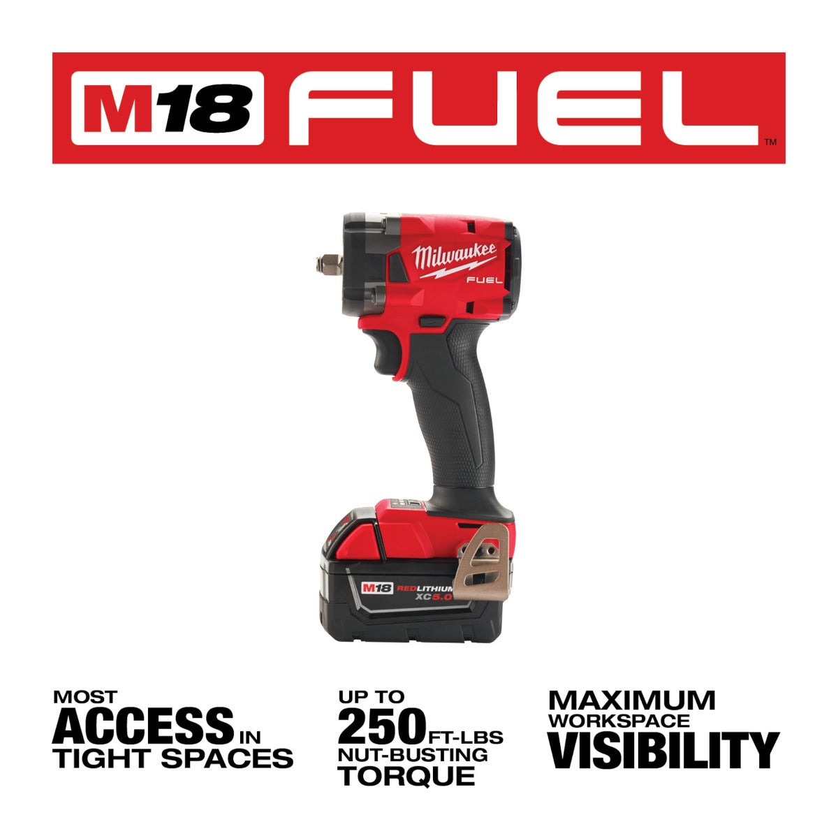 Llave de Impacto M18 FUEL™ 3/8" 2854-22R Milwaukee
