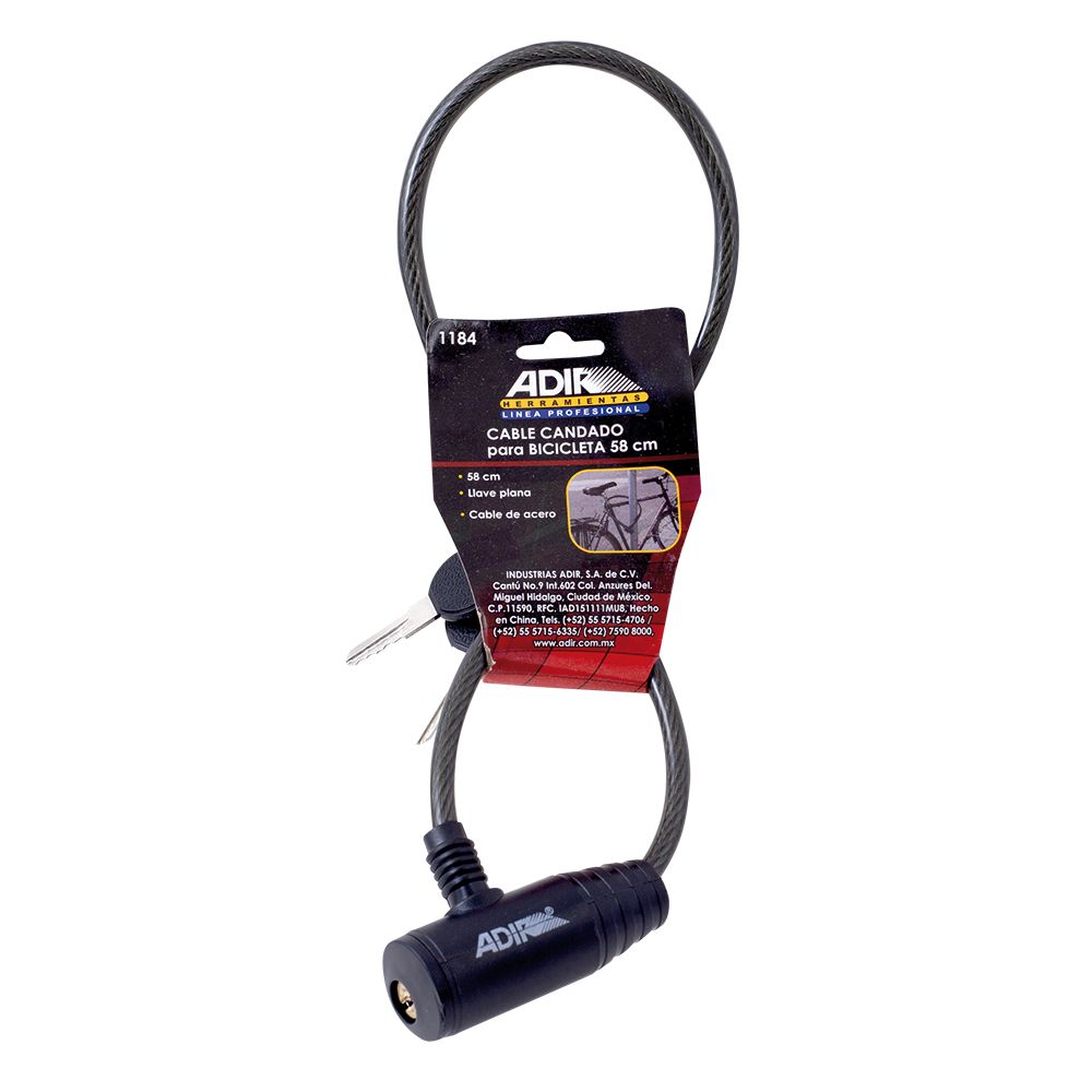 Candado para bicicleta 1184 Adir