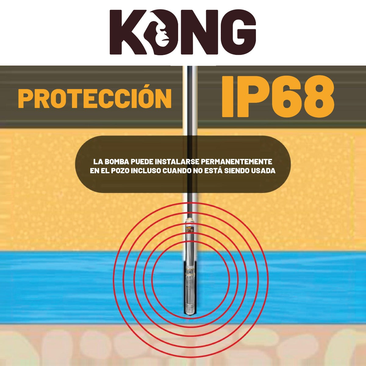 Bomba Tipo Bala 2 HP K0-BA214P Kong
