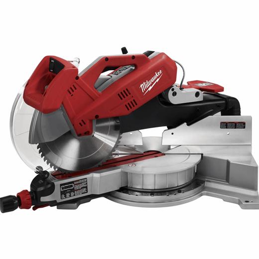 Sierra ingletadora deslizante de doble bisel 12 Pulg 1800W 6955-20 Milwaukee