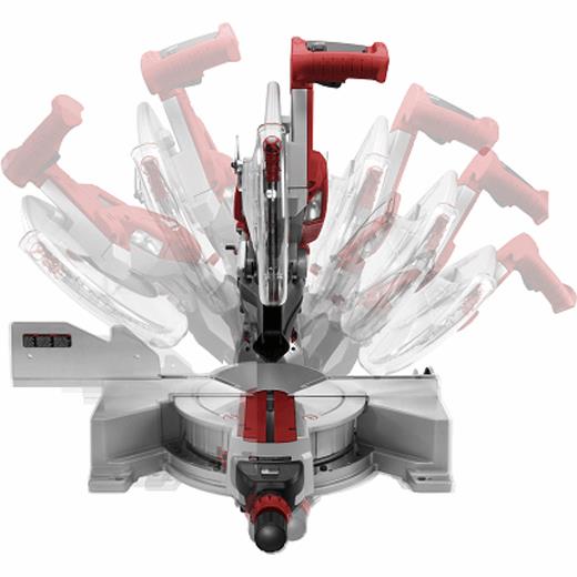Sierra ingletadora deslizante de doble bisel 12 Pulg 1800W 6955-20 Milwaukee