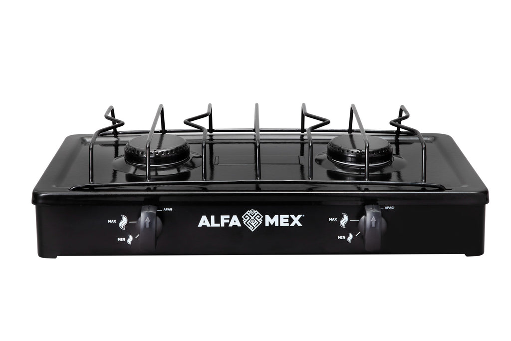 Estufa de mesa de 2 Quemadores ALFA