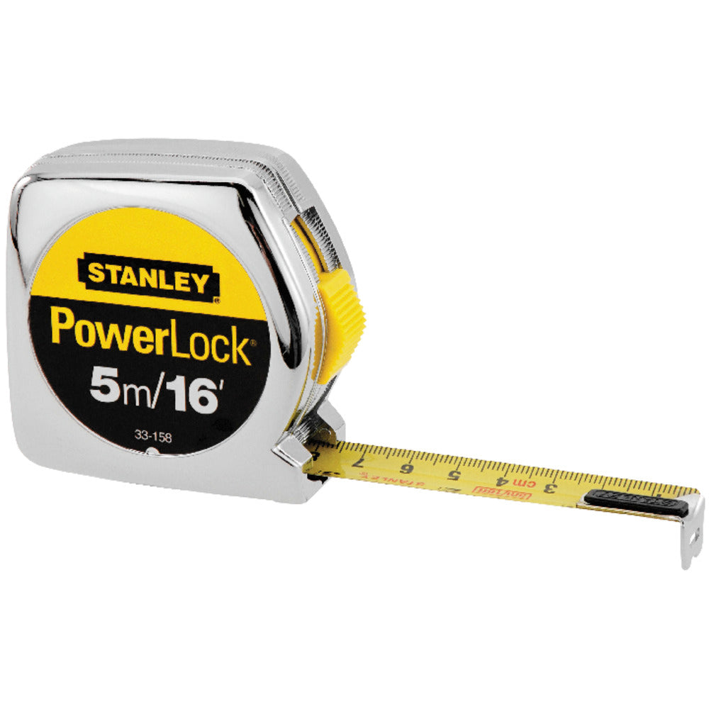 Flexómetro nylon powerlock 5M 3/4X16 pies 33-158MX Stanley
