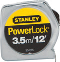 Flexómetro powerlock 1/2X12 pies 3.5 Mts 33-215MX Stanley