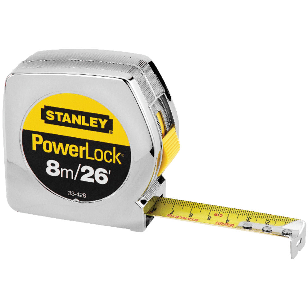 Flexómetro 8 Mts 26 Pulg 63X34 mm 33-428MX Stanley