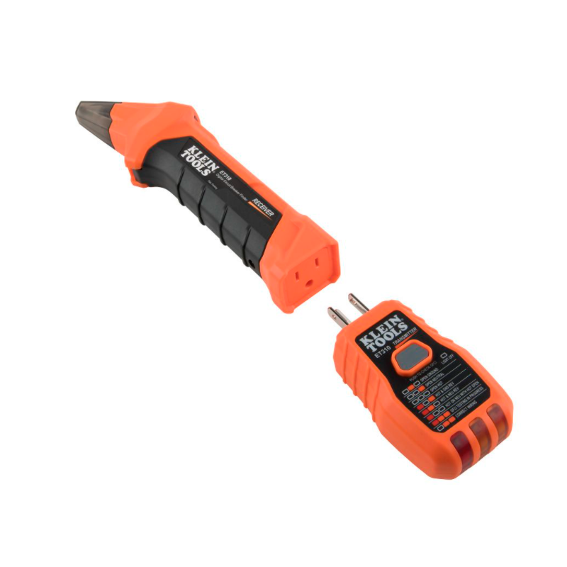 Detector digital de cortacircuitos con probador de tomacorrientes GFCI ET310 Klein Tools