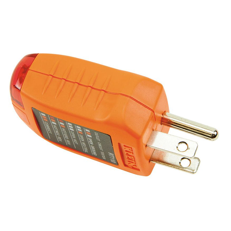 Probador de receptáculo RT110 Klein Tools