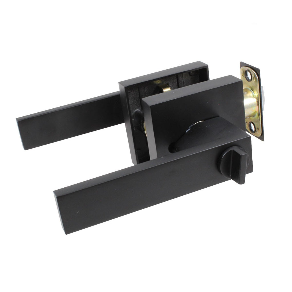 Cerradura Baño CMD Milan R Negra Inoxx Italy