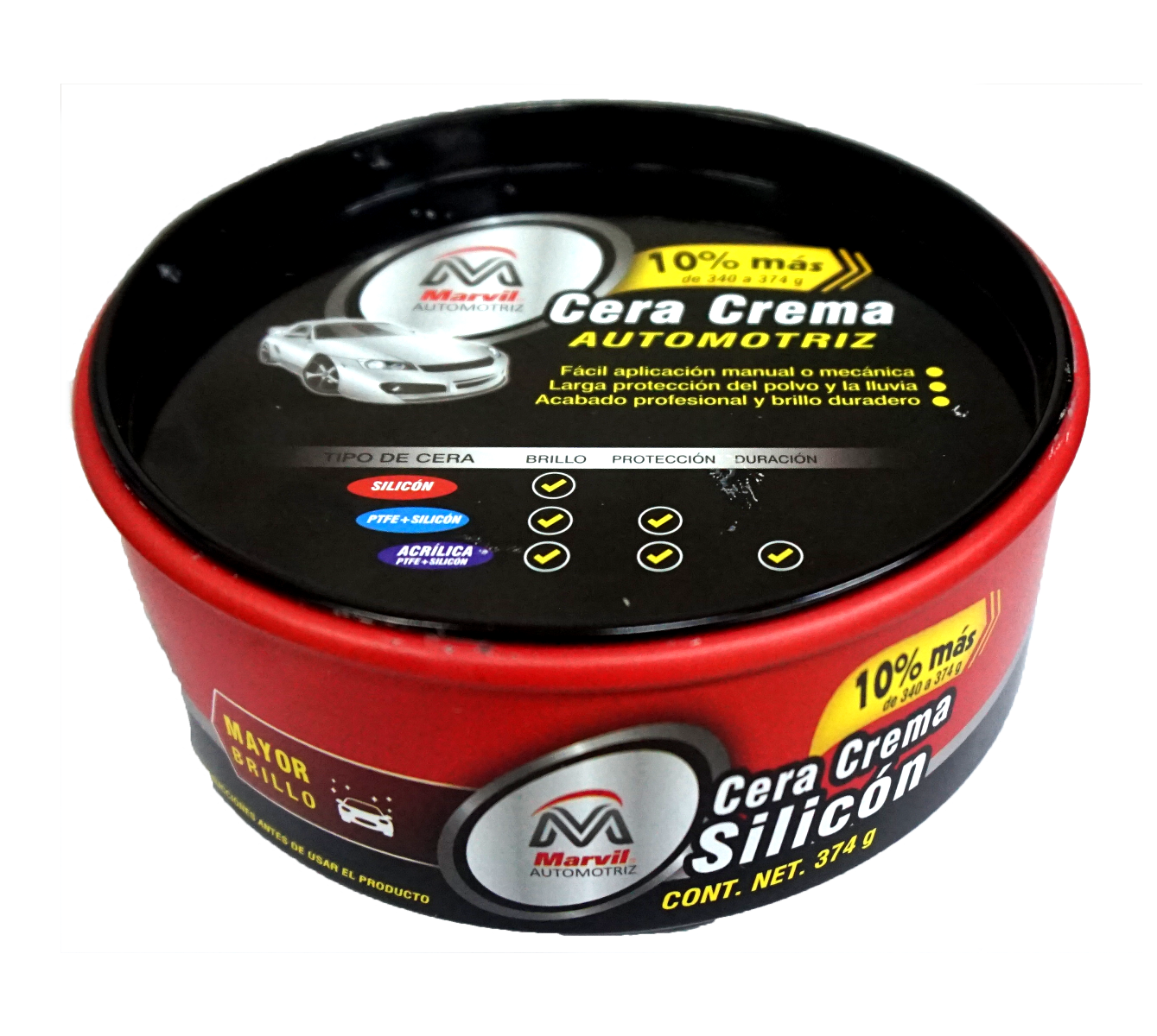 Cera crema silicón 106151 Marvil