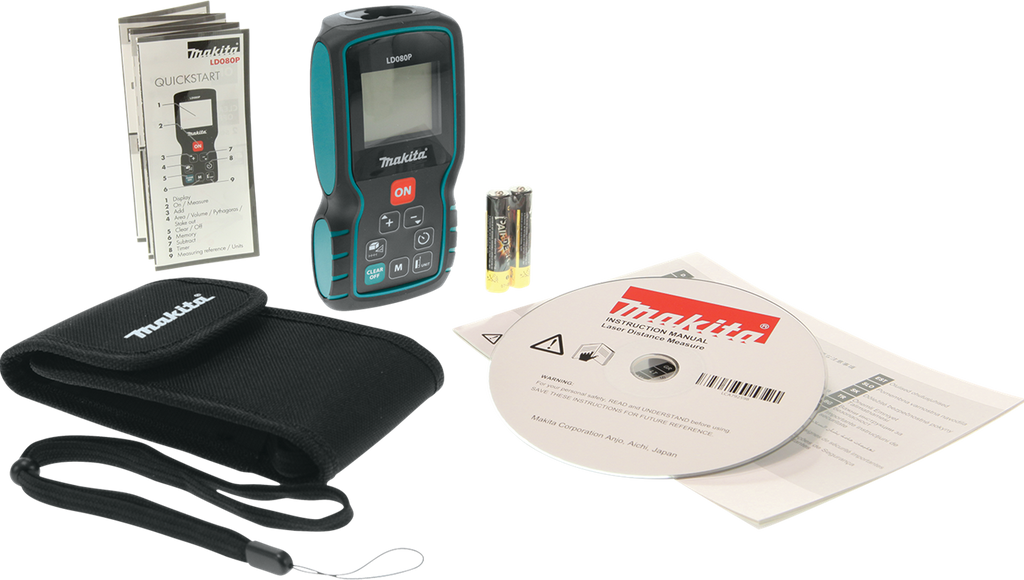Telemetro medidor laser 80 Mts LD080P Makita