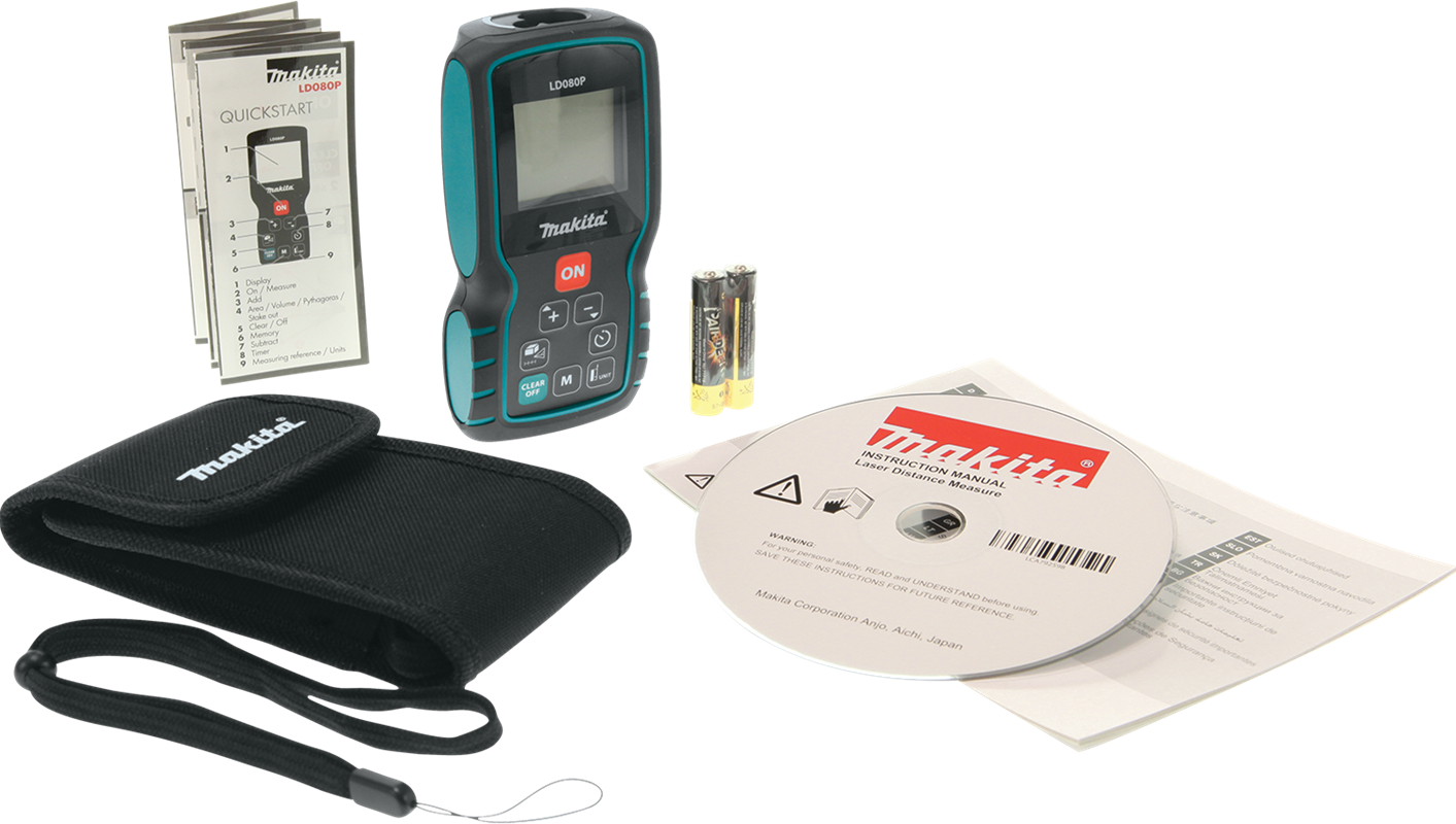 Telemetro medidor laser 80 Mts LD080P Makita