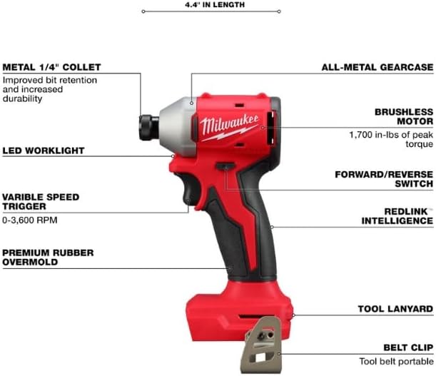 Combo Rotomartillo - Atornillador 3610-22CT  brushless Milwaukee