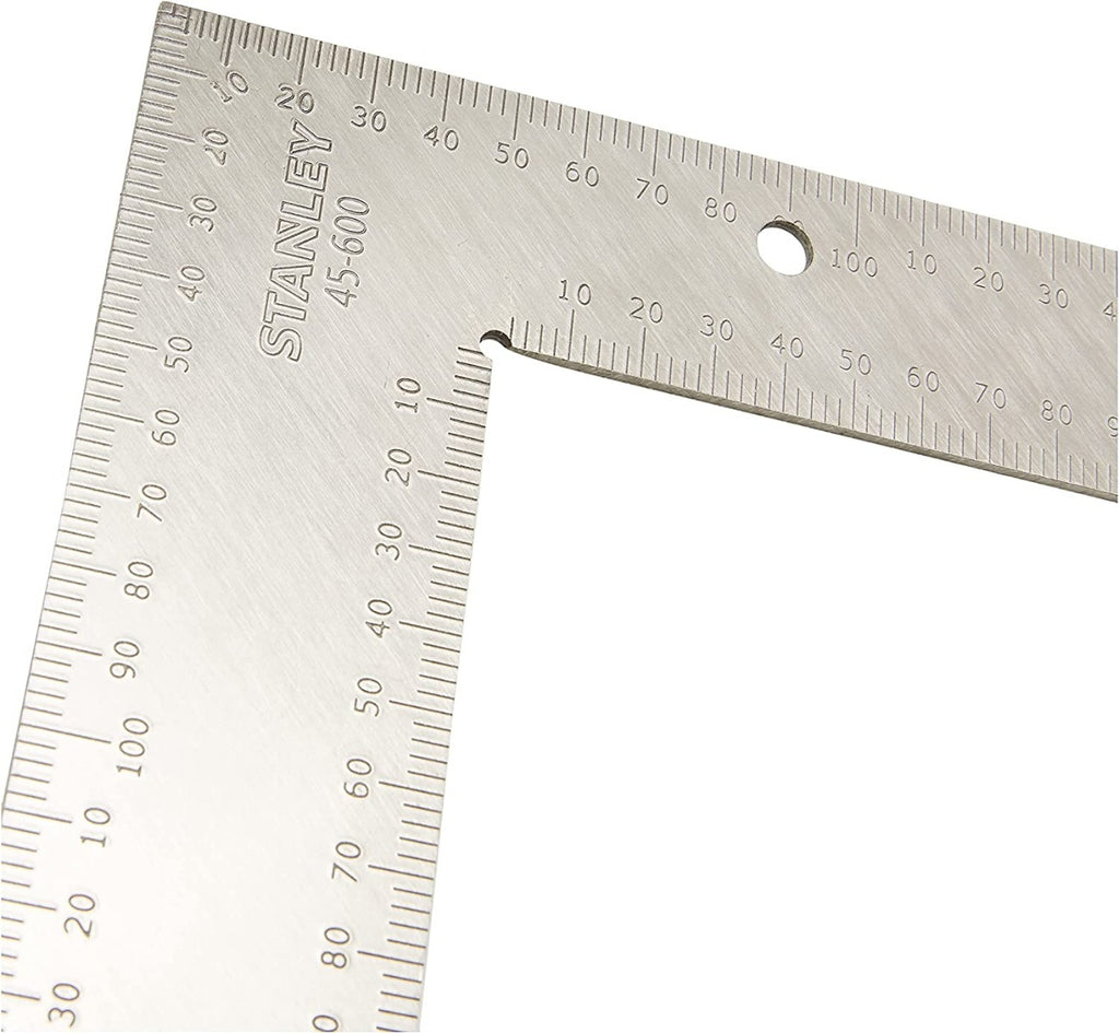Escuadra métrica e inglesa de carpintero 406X38 mm 45-600 Stanley