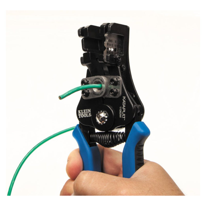 Pelacables y cortador Katapult™ para cable sólido y trenzado 11063W Klein Tools