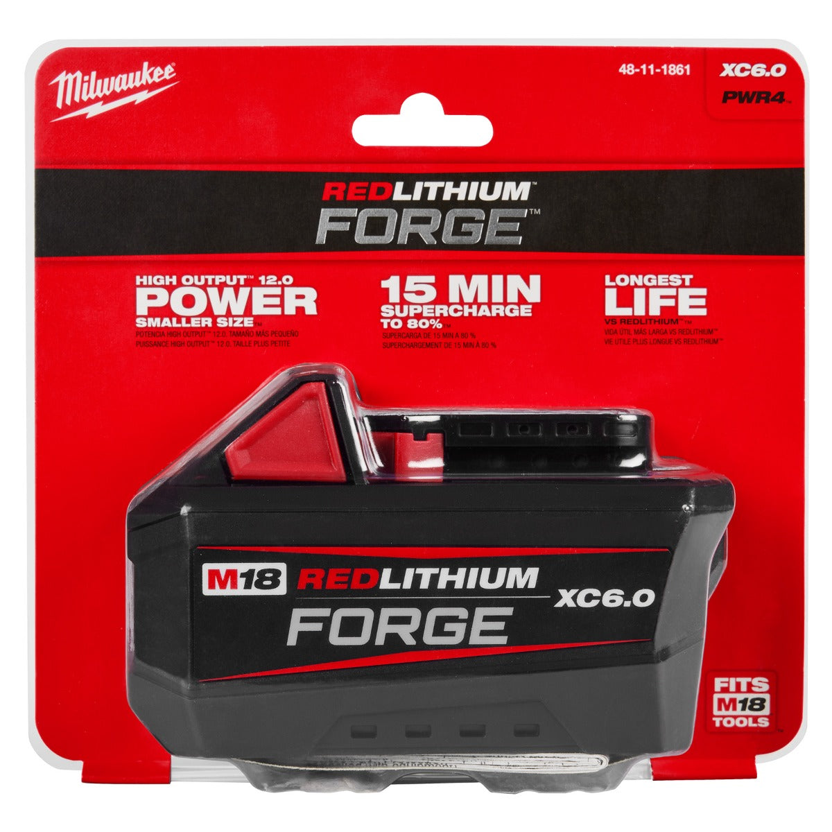 Batería M18™ REDLITHIUM™ FORGE™ XC6.0 48-11-1861 Milwaukee